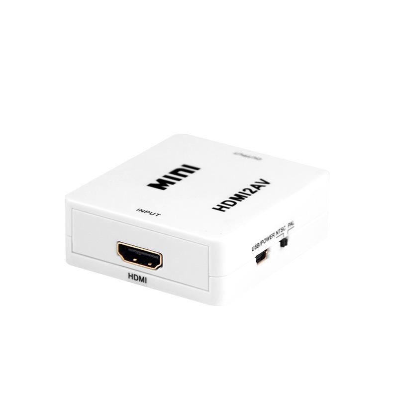 Mini HDMI zu AV Konverter mit Audio & Netzteil - 3RCA Adapterkabel