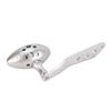 Fishing Reel Handle Silver White Aluminum Alloy Single Baitcasting Reel Power Handle with Olive Shaped Knob for
