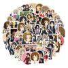 103050pcs KONAnime Music Girl Stickers Cute Hirasawa Yui Cartoon Decals Water Bottle Guitar Phone Laptop Sticker Decoration