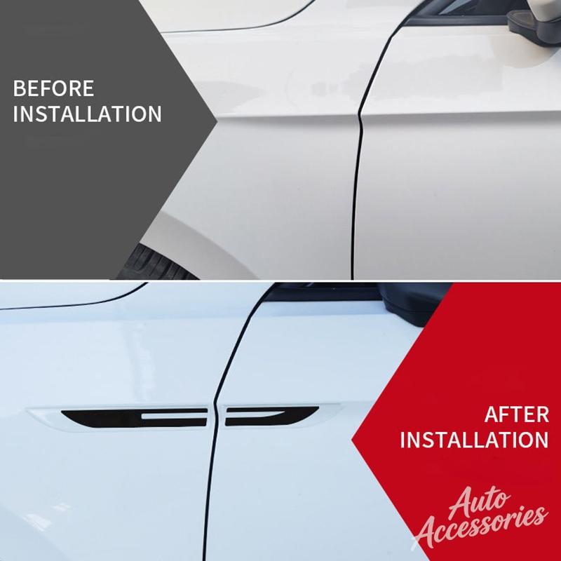 2Pcs Epoxy Sticker Car Fender Side Wing Emblem Badge Sticker For Porsche Panamera Macan Boxster Cayman Cayenne 911 718 Accessory