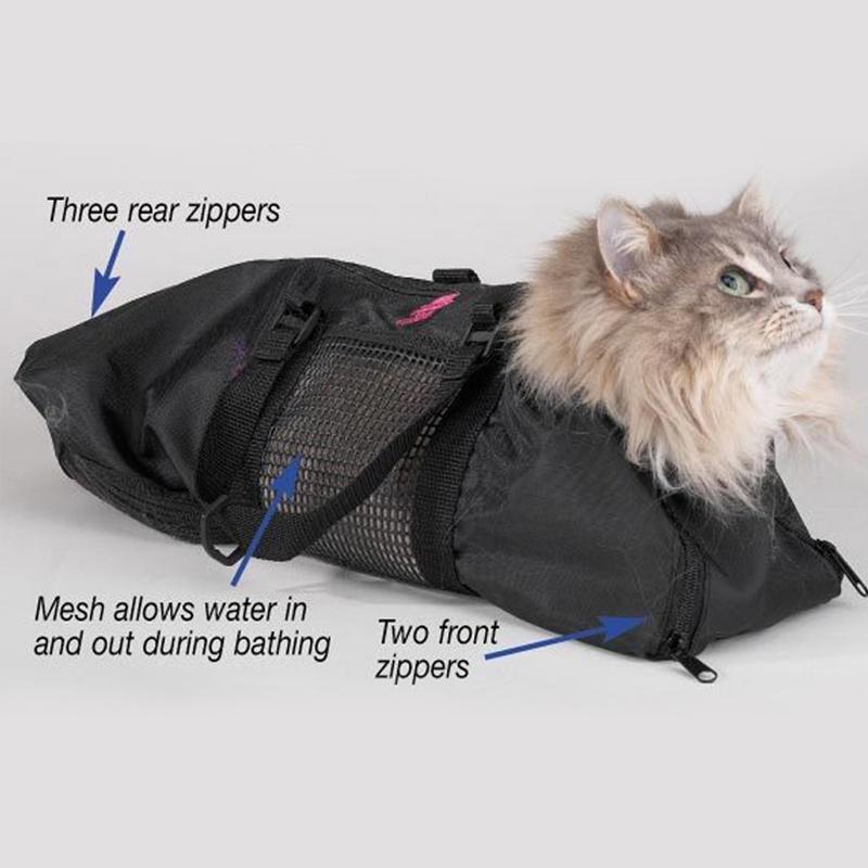 cat grooming restraint bag