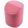 Turn Over Cover Table Bin Creative Nordic Style Table Trash Bin Desk Garbage Bin for Kitchen Bathroom Bedroom 2025