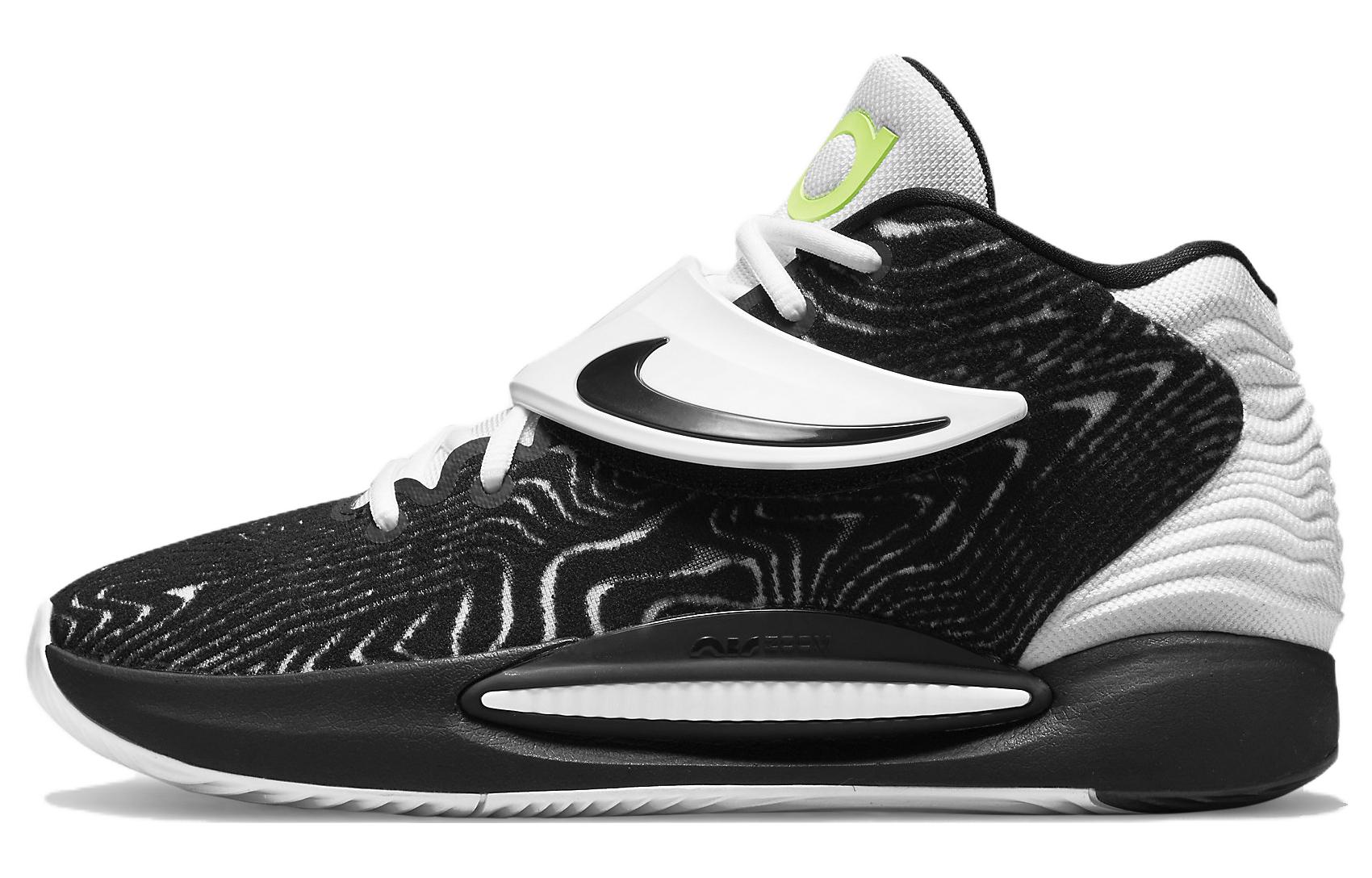 Nike Kd 14 Tb  Black White Volt  DA7850-001 42