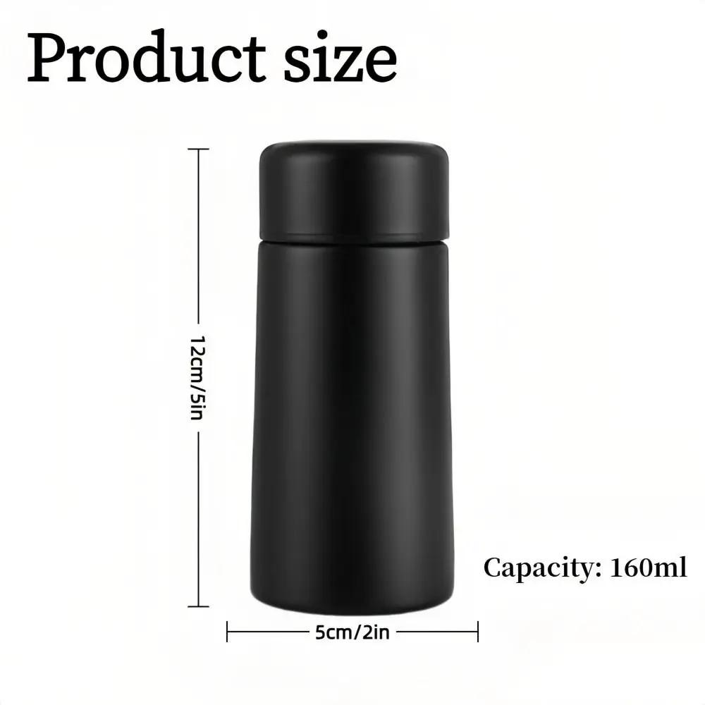 Practical Mini Thermos Cup 160ml Capacity Stainless Steel Pocket Thermos Travel Design Portable Water Cup For Coffee and Water