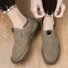 Male Winter Shoes Platform Lace Up Casual Men's Snow Boots Warm Cold Proof Fleece Sale Offer High Quality Brands Comfortable Fur