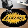 1pcBasketball Team Lakers Office Round Area Rug, Indoor Mat Suitable For Office, Bedroom Living Room Home Decor, Room Deco,  Offic A0928138