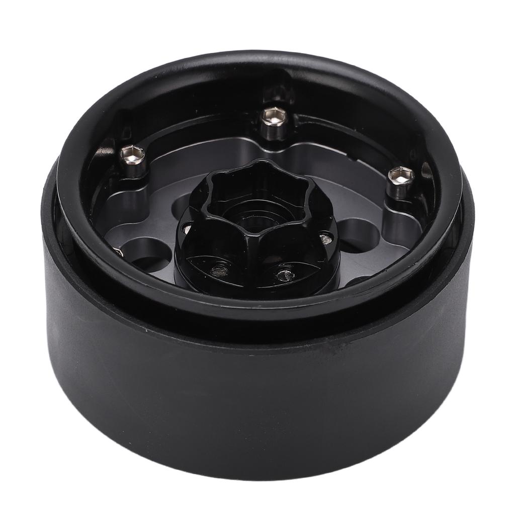 4pcs 1.9 Inch RC Metal Beadlock 8 Round Hole Wheel   Hubs for   SCX10 90046 RC 1Celsius10 Car