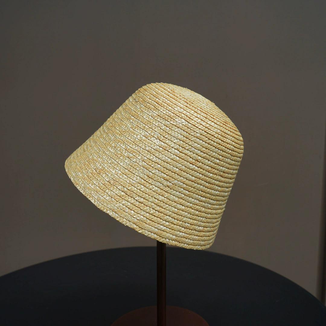 

Natural Wheat Straw Bucket Hats Korean Fashion Beach Hat Summer Women Visor Fisherman Hat Lady Handmade Chapeau Panama Sun Hats 54-58cm