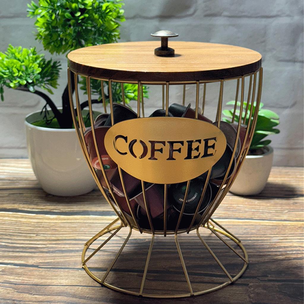 Modern Capsules Coffee Organizers Functional Coffee Storage Rack Portable Storage Organizers Durable Display Stand