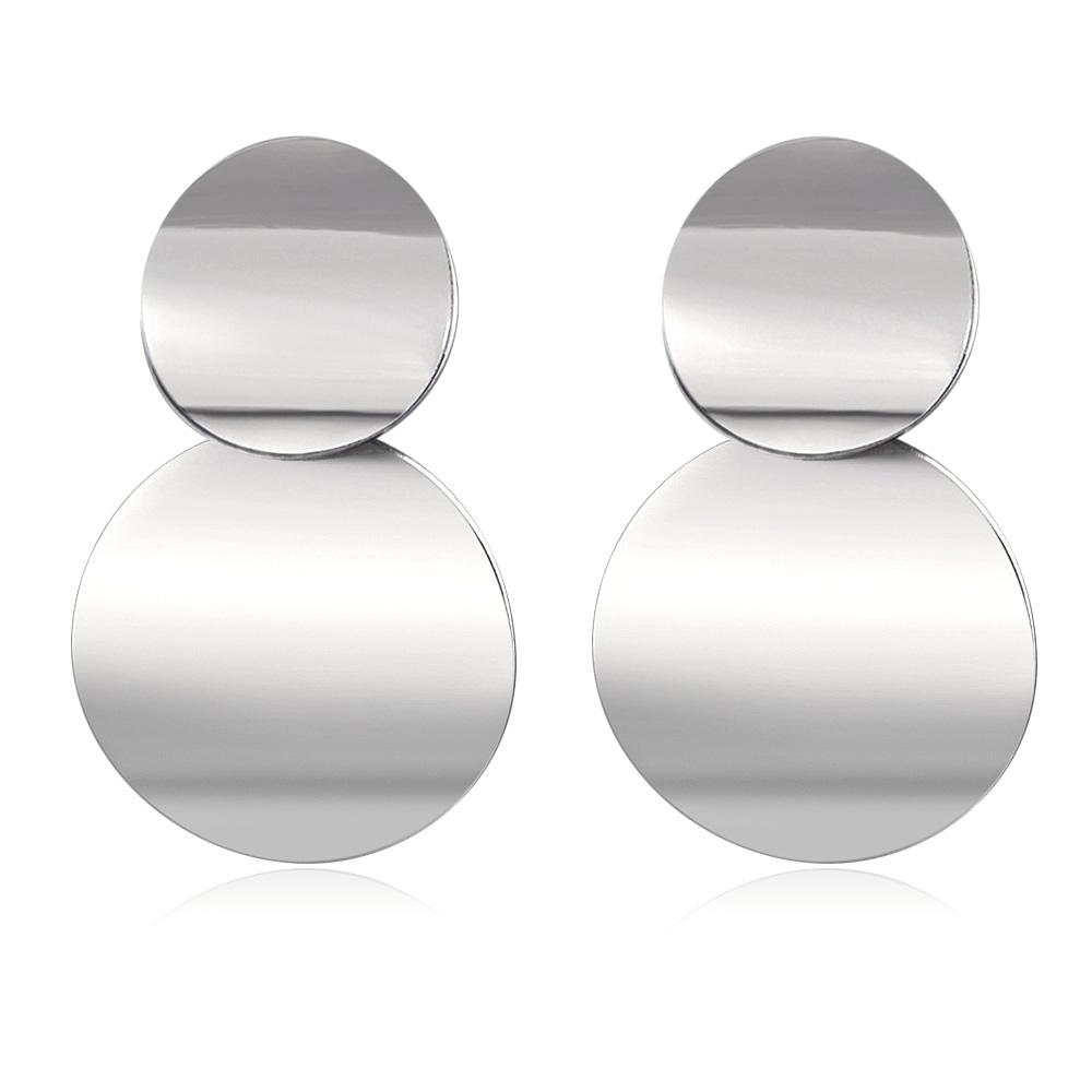 Statement Earrings For Women Geometric Metal Female Dangle Earrings Trendy Jewelry Accessories