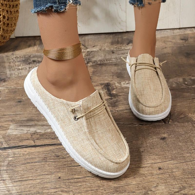 Autumn New Women'S Canvas Breathable Fashion Vulcanized Sports Shoes Woman Casual Flat Shoes Female Light Walking Shoes
