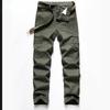 Men Al Cotton Cargo Pants for Mens Elastic Casual Trousers Multi-Pocket Joggers Fashion Outdoor Pants