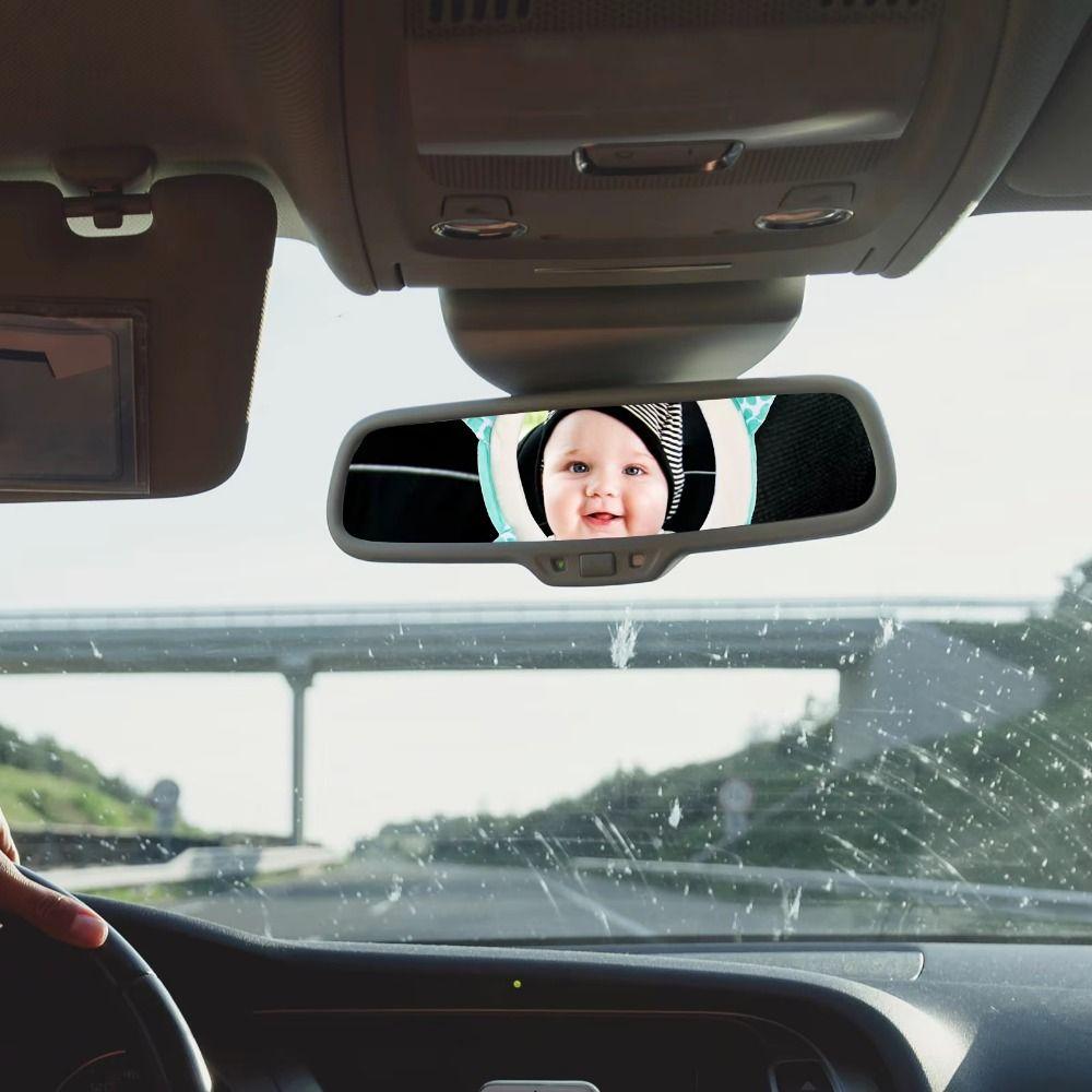 Cute Baby Rear Facing Mirrors Soft Seat Headrest Rearview Mirror Car Rear Seat Mirror  Infant