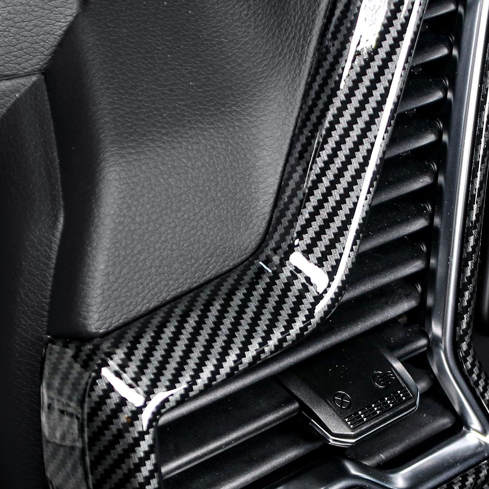 LHD/RHD For Kia Sportage NQ5 2023-2025 Carbon Fiber Dashboard Both Sides Vent Cover Trim Car Interior Accessories