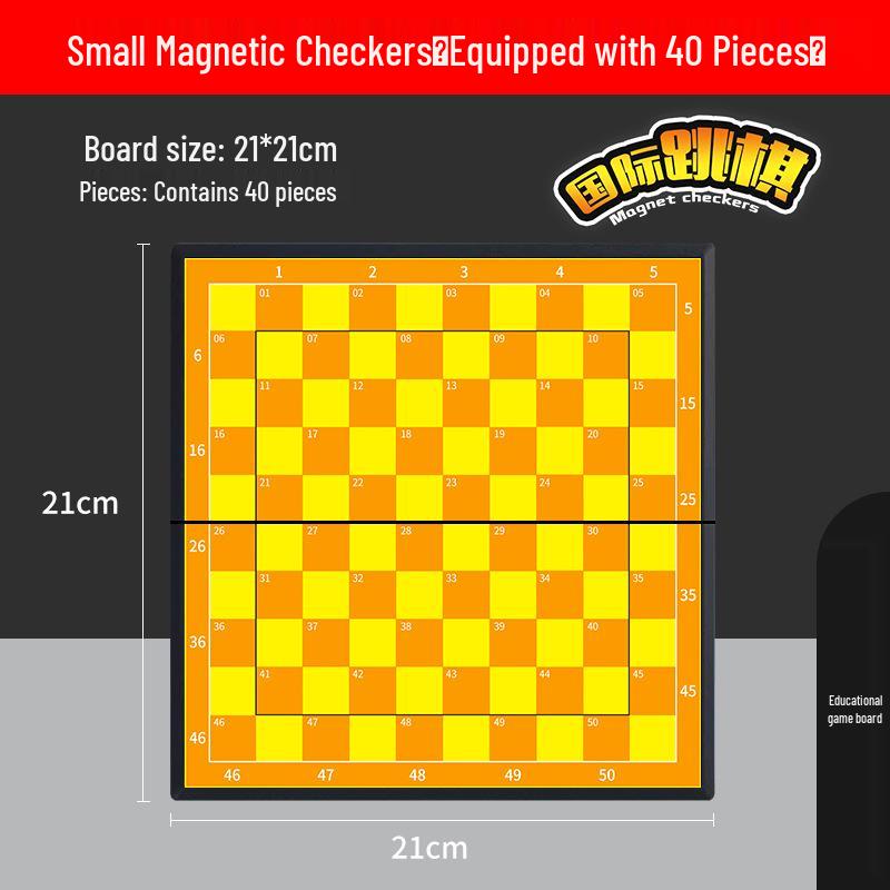 Magnetic Foldable Aeroplane Chess Game for Kids - Educational Parent-Child Toy