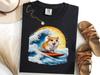 Hamster Surfing The Great Wave Off Kanagawa Shirt, Japanese Hamster Surf Tee, Hamster Owner Gift