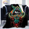 Print Freemasonry Flannel Blanket Masonic Air Conditioning Sofa  Portable Travel Camping   Suitable for All Season