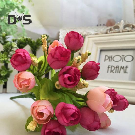 Display Stand Stars Bract Convenient Floral Decor Muti Colors Artificial Flowers Rose