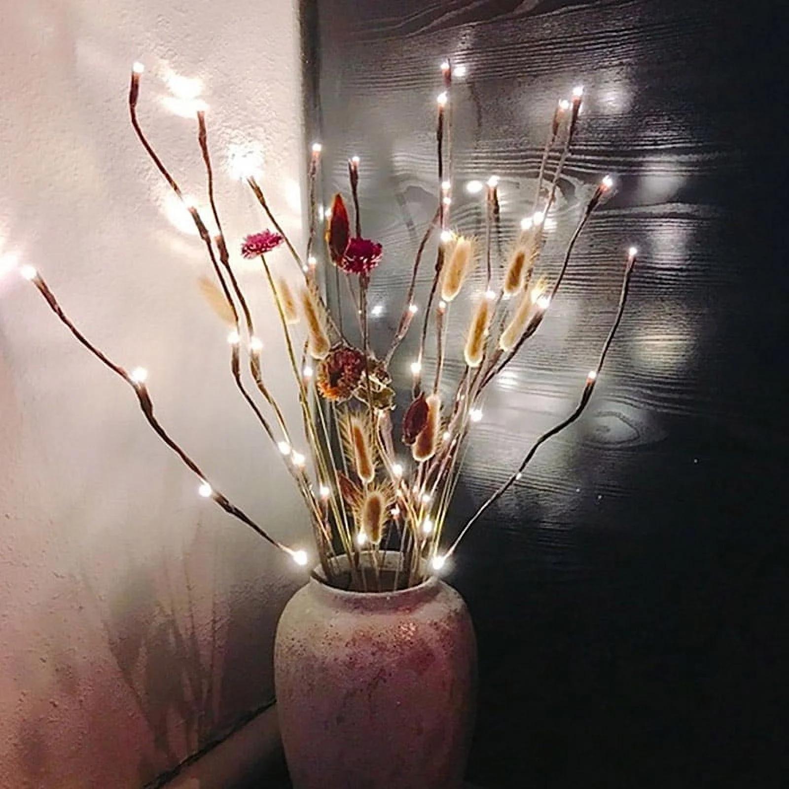 

Branches For Vases Plug In - Christmas DIY Twig Pathways Lights With LED Bulbs, Artificial Tree Xmas Lights One Size