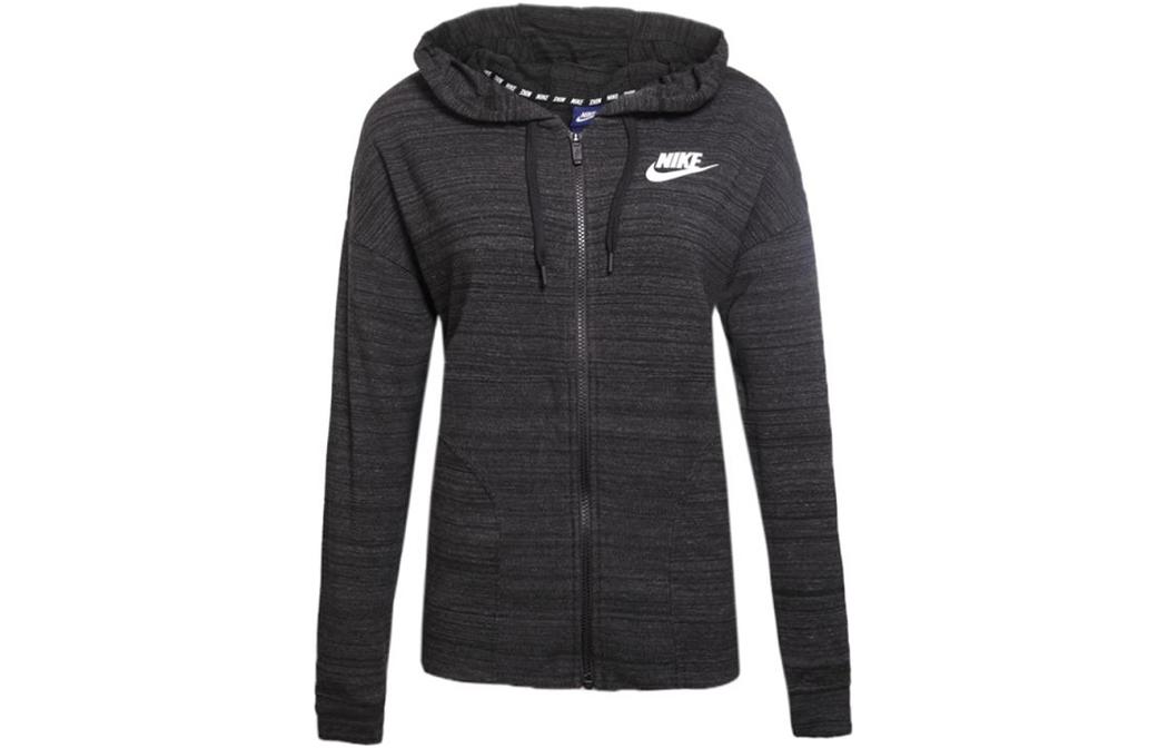 Nike Jacken Damen Schwarz Mit Kapuze Moderat Sonstige 853977-010 L black