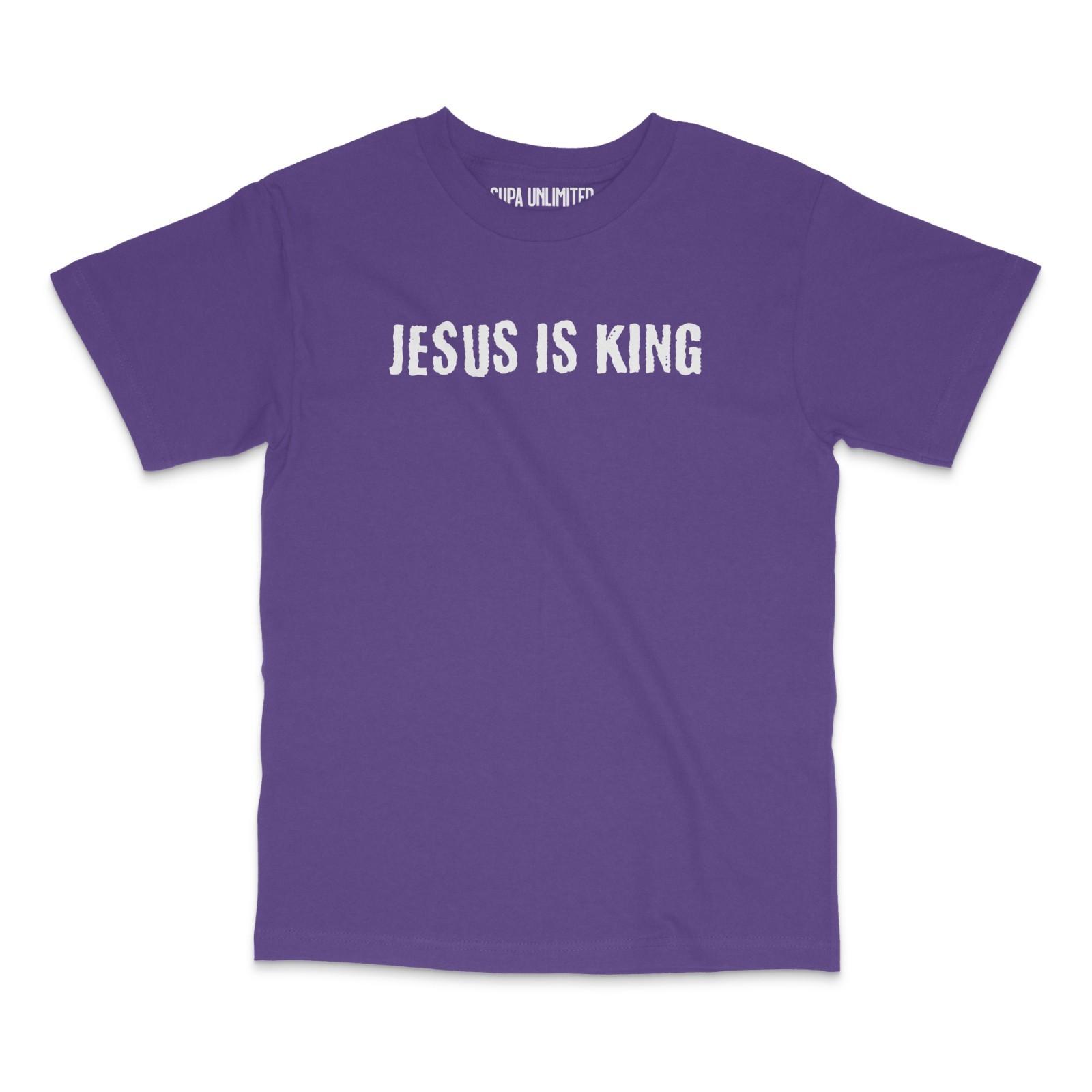 Jesus Is King T-Shirt | Revelation 19:16 Bible Verse Christian Faith Tee XL