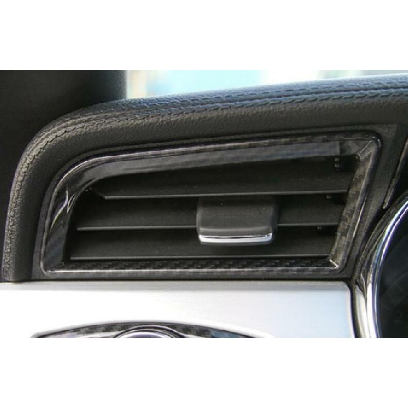Left And Right Air Outlet Vent Trim For Ford Mustang 2015- Carbon Fiber 2PCS