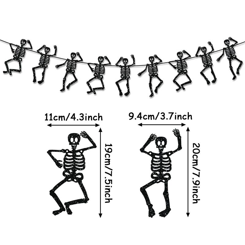 

Баннер на Хэллоуин Сладость или гадость Череп Подвесной баннер Домашняя вечеринка Фон Атмосфера Украшения Счастливого Хэллоуина