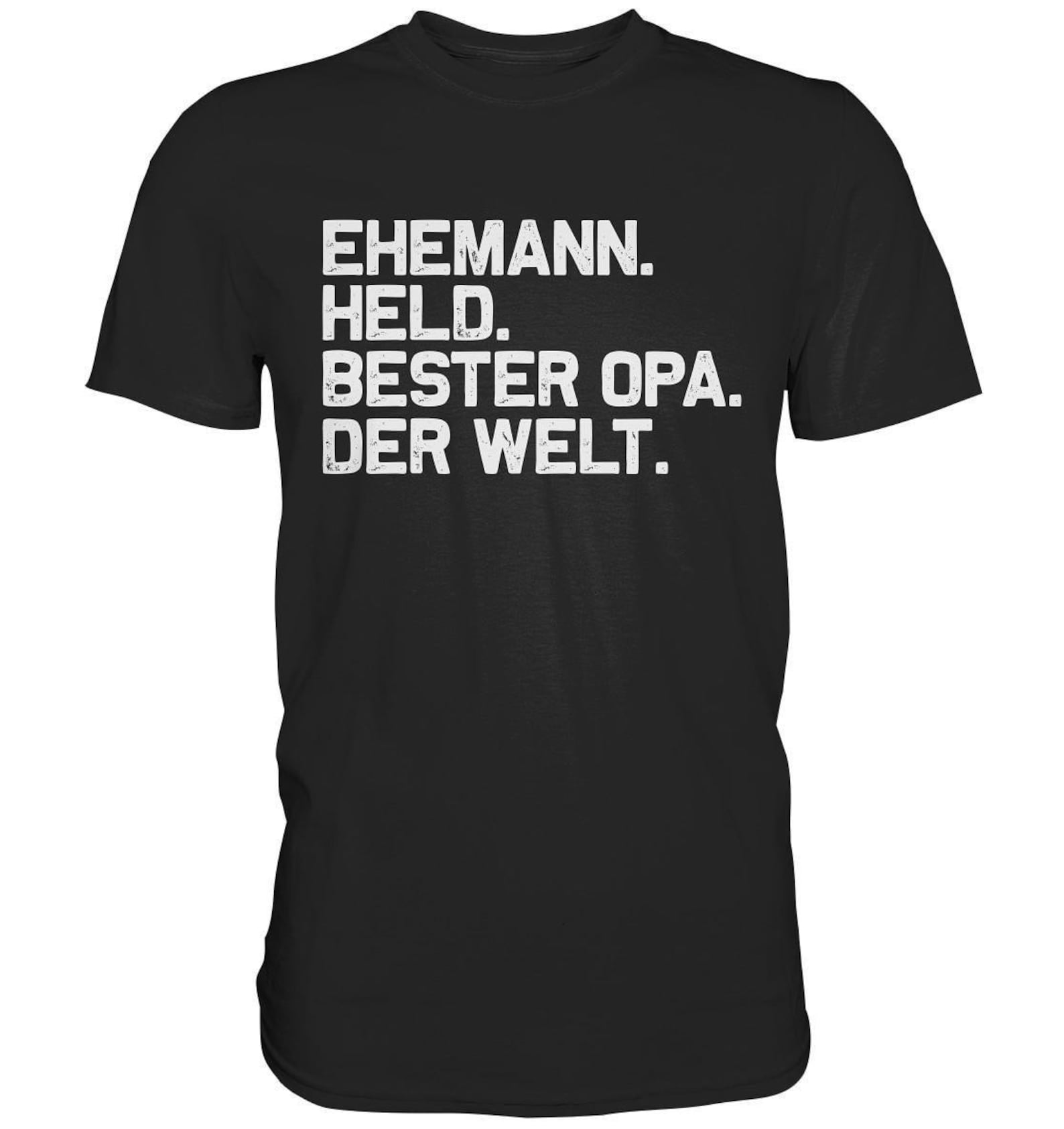 Husband Sayings Best Grandpa Shirt Father s Day Dad - Premium T-Shirt 3XL