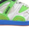 Gucci BASKET Women's High-Top Sneakers, White and Multicolor, 9.1" (661310) Shoes 36 White / multicolorUsed