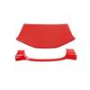 Red ABS Dashboard Decorative Cover Trim Fit For Toyota Tacoma 2016-
