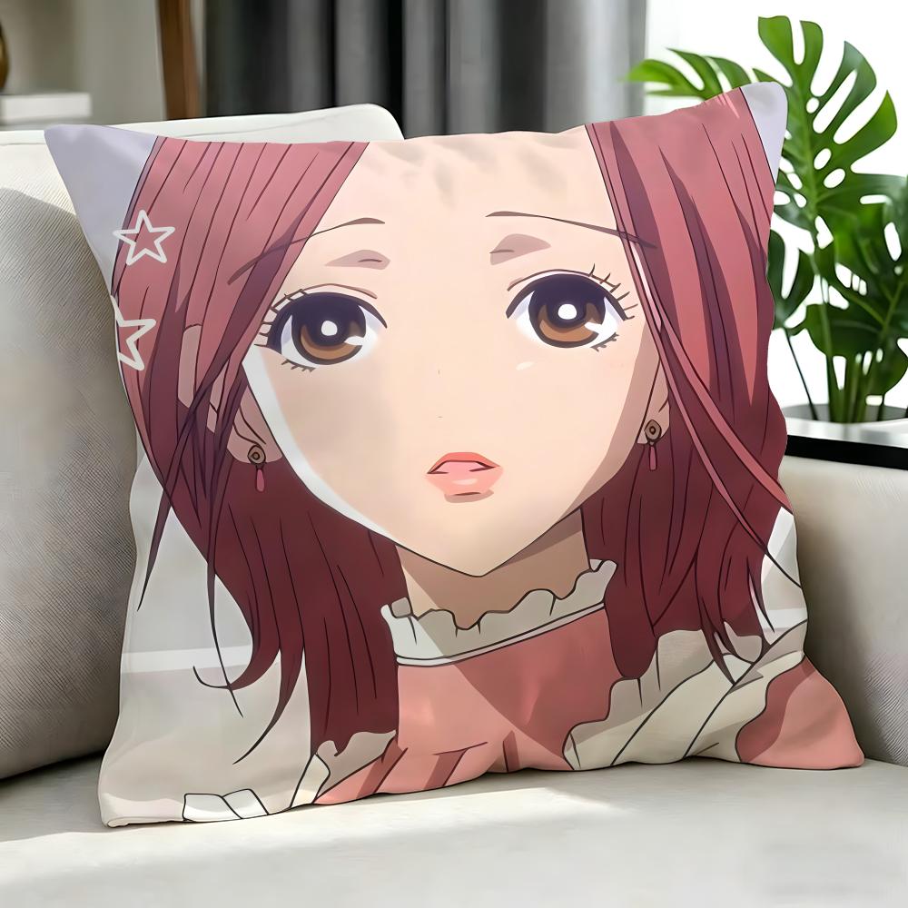 Anime Nana Cushion Cover Cushion Cover Set 4Pcs 50X50 45X45 40X40 Pillowcase Decorative Sofa Home Decor