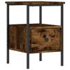VidaXL Bedside Table Smoked Oak 34x36x50 Cm Engineered Wood 826047