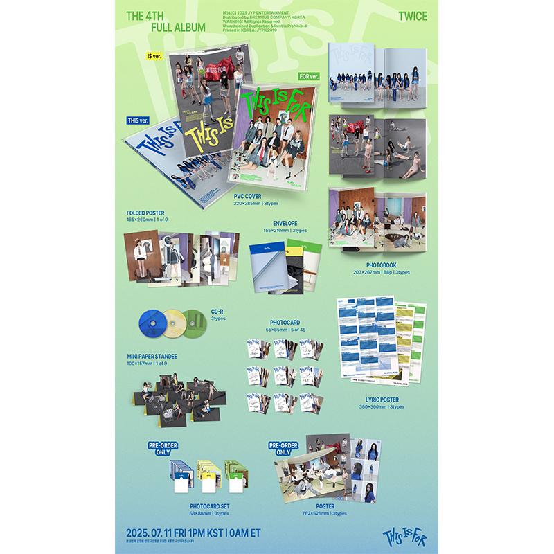 Twice 4TH FULL ALBUM [THIS IS FOR] (Online Benefit)