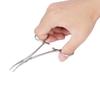 Hemostatic Forceps 14cm Stainless Steel Curved Tip Pliers Pet Hair Tweezers Livestock Supply