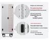 Super Thick Aluminum-Alloy Suitcase, 20-Inch Side-Opening, 24-Inch Front-Opening, 26-Inch Trolley Case for Men and Women