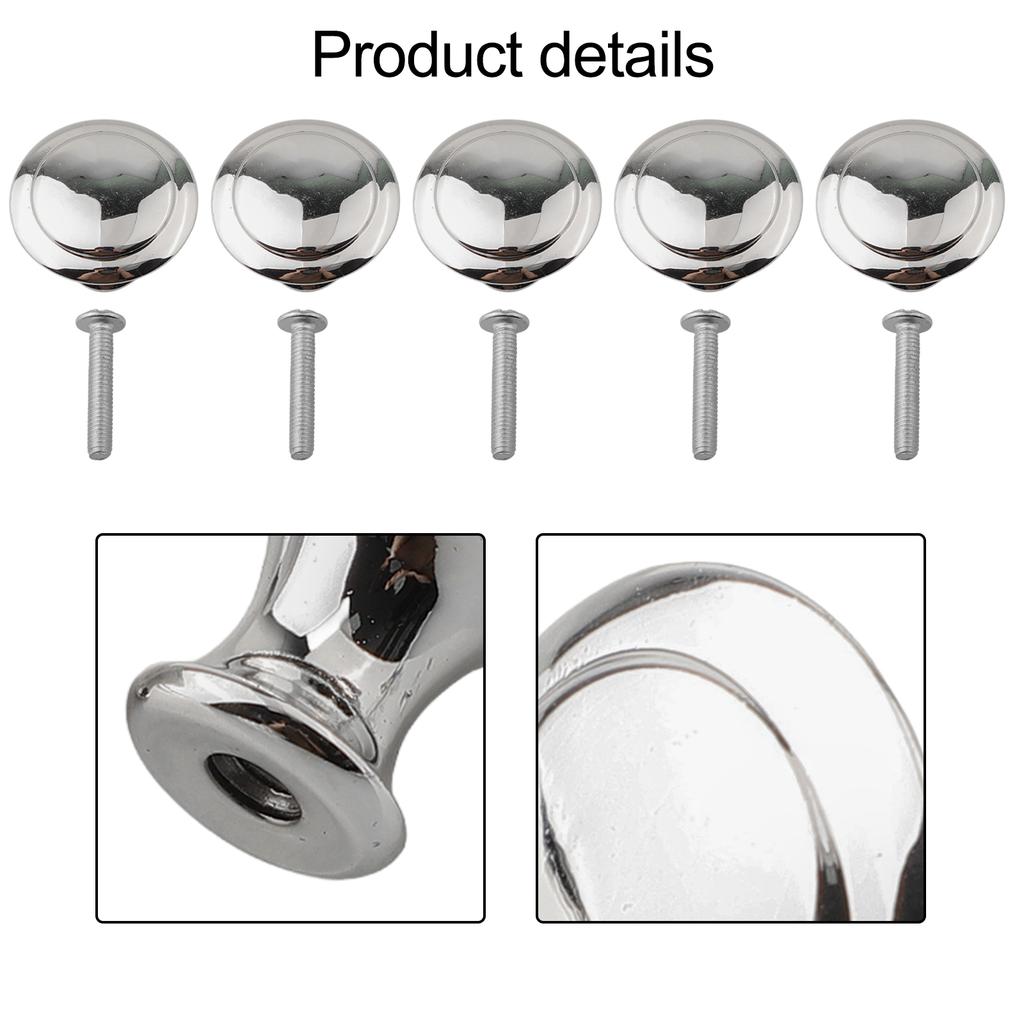 30mm Knobs Cabinet Knobs Contemporary Design Easy Installation Elegant Design Modern Design Rust Resistant Scratch Resistant