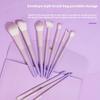 10 Pcs Purple Makeup Brush Set, Loose Powder Brush, Eye Shadow Brush, Full Set Of Beauty Tools Concealer Brush