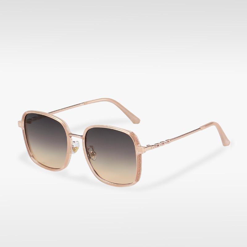 Trendy P28121 Chic Ladies  Outdoor Sunglasses Stylish Eyewear Frame With Side Glitter StyleF