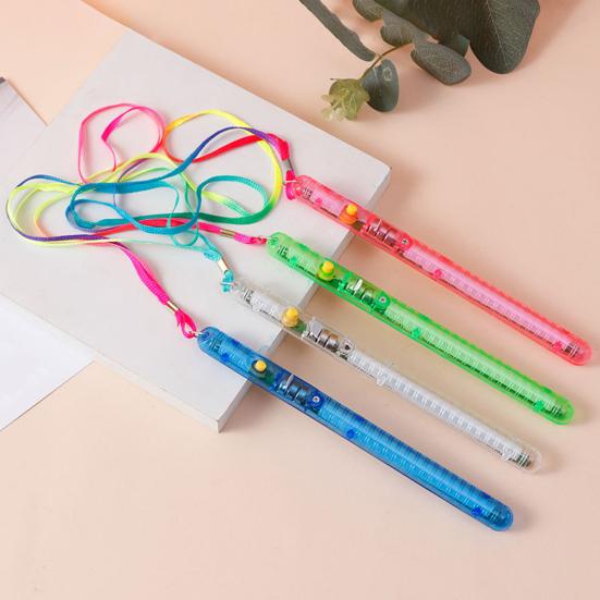 Glow Stick Glow in The Dark Lanyard 7 Modes Adjustable High Brightness Colorful Light Up Stick Flashing Toy Party Supplies