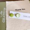 NEW 1Pairs Summer Fashion Fruit Zircon Stud Earrings For Women Drip Glaze Asymmetric Cute Fruit Stud Earrings Party Jewelry