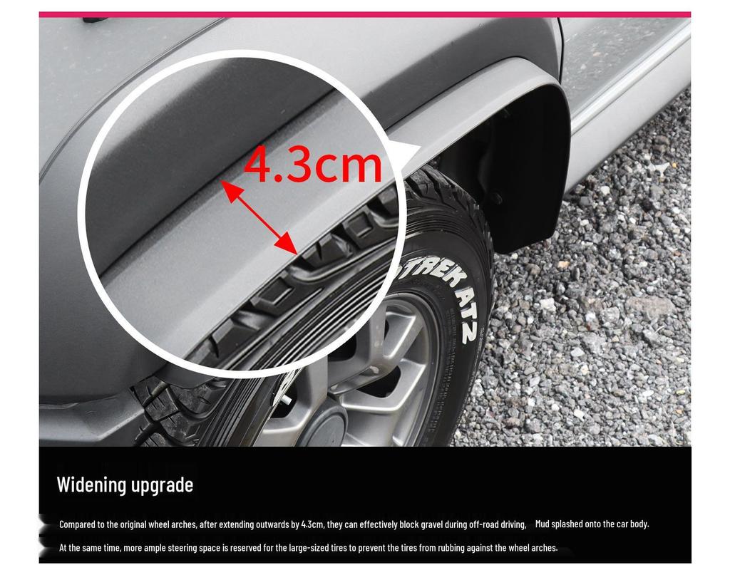 2019-2025 Jimny JB74 Off-Road Mud Flaps & Fender Flares