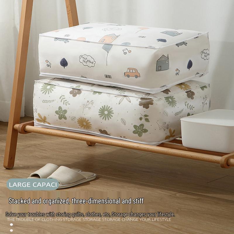 Large Capacity Cotton Quilt and Clothes Storage Bag for Students