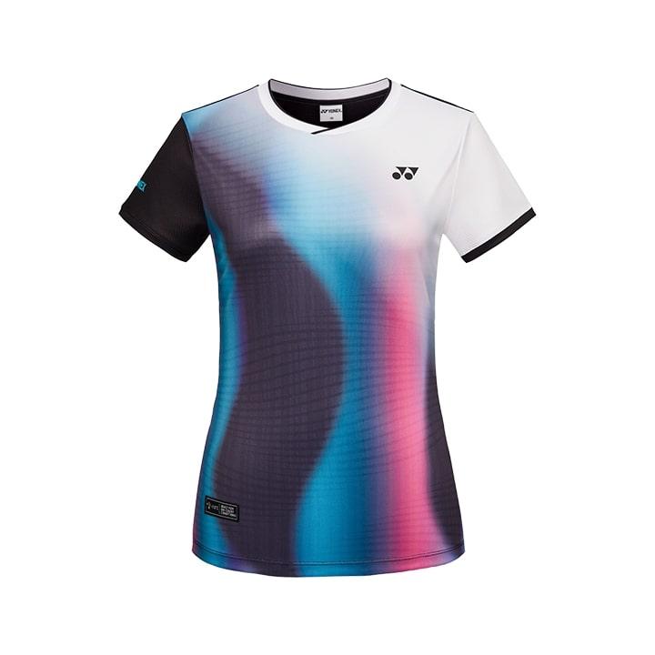 Yonex 241Ts030F Ash Black Women S Active Mood Gaming Wear Ash Black/Ab085