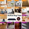 8/16pcs Reusable Rug Stickers, Non-slip Washable Rug Stickers, Kitchen Rugs Double Sided Removable Anti-curl Rug Handles,