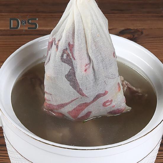 20 Stück Gewürzbeutel mit Kordelzug, Musselinbeutel aus natürlicher Baumwolle für Tee, Kräuter, Suppe, wiederverwendbarer Käsetuchbeutel zum Abseihen, leere Beutel