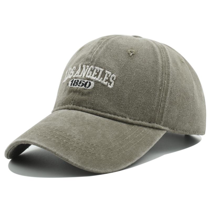 Fashion Casual Baseball Cap for Women Men Cotton Soft Top Hats Unisex Los Angeles Embroidery Snapback Hat Hiking Sunscreen Caps