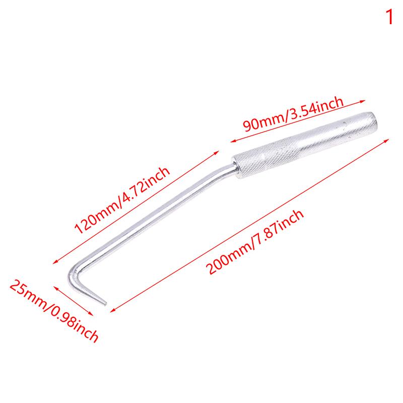 

Thread Rebar Tie Wire Twister With Hook Hand Binding Steel Bars Hand Fence Tools Construction Hook 1(200mm)