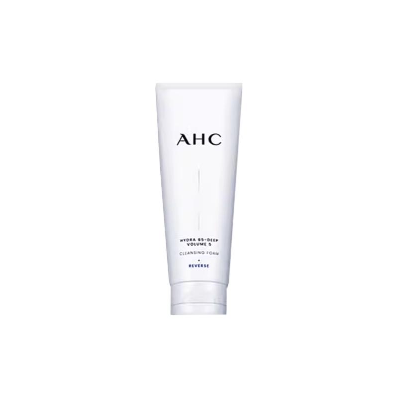 AHC Hydra B5 Deep Volume 5 Reverse Cleansing Foam 100g, Hydrating Anti-Aging Mild Facial Cleanser