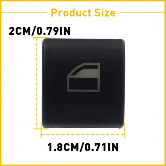 Fit BMW E46 3-Series Switch Window Button Cap Fit Cover Side Driver 1 - Piece