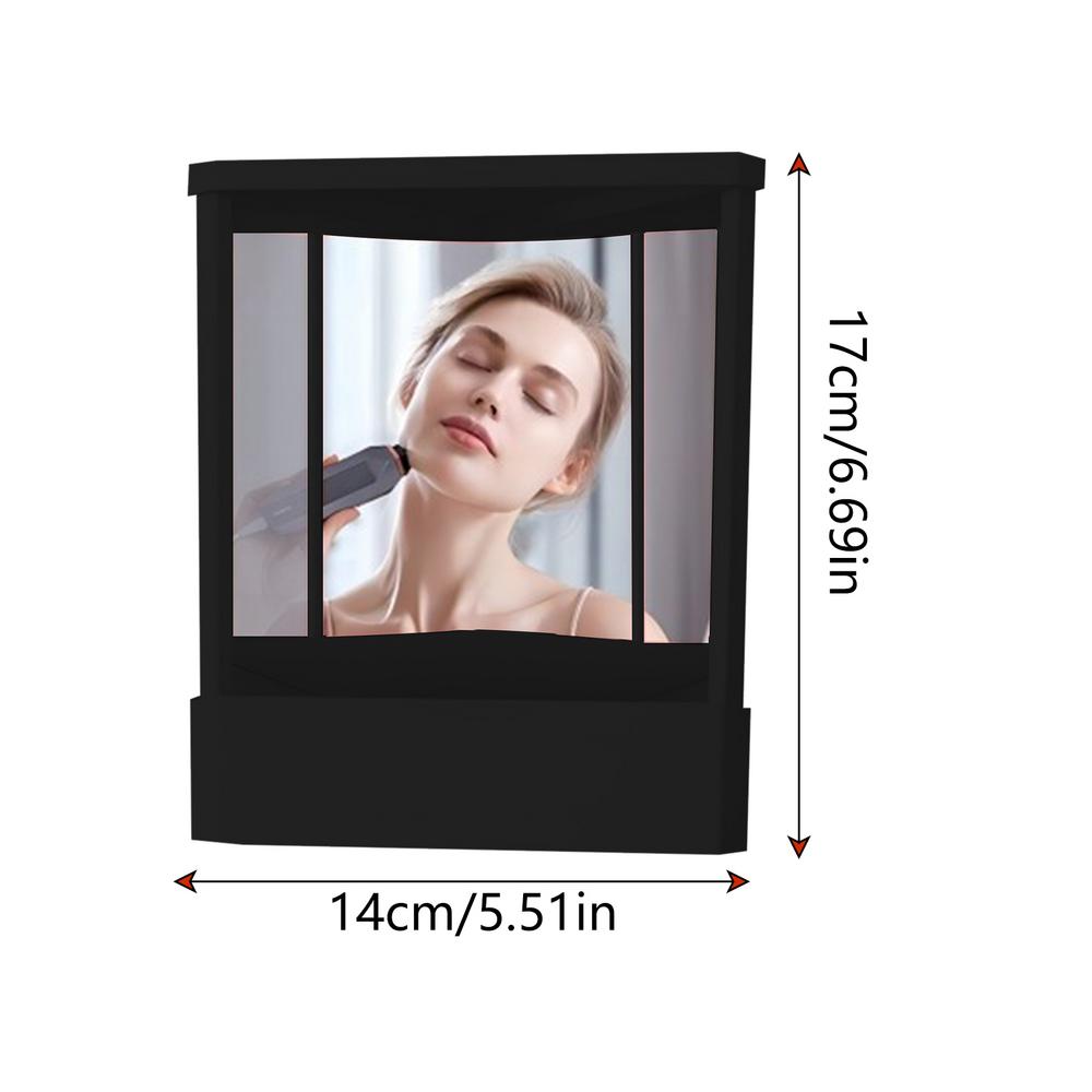 Non-Reversing Mirror Precision True Images Vanity Makeup Mirror Non-Magnifying Tabletop Mirror Real Reflections Beauty Tool